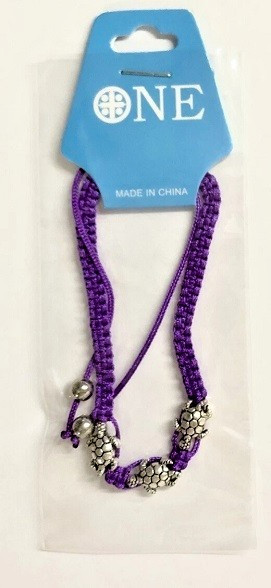 BRAIDED ROPE TURTLE BRACELET ACCESSORY GIFT JEWELRY CUTE FASHION NEW