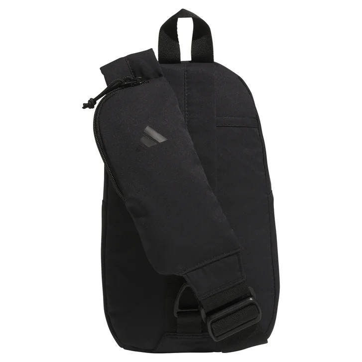 Adidas UNISEX Essentials 3 Sling Crossbody Black Bag Cell Phone Pocket New $45