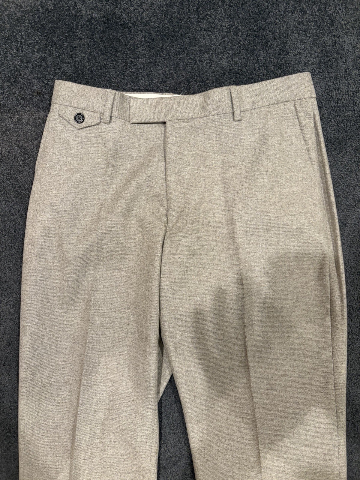 $298 Billy Reid Summer Weight Trousers NWT Made in Italy Wool Cashmere