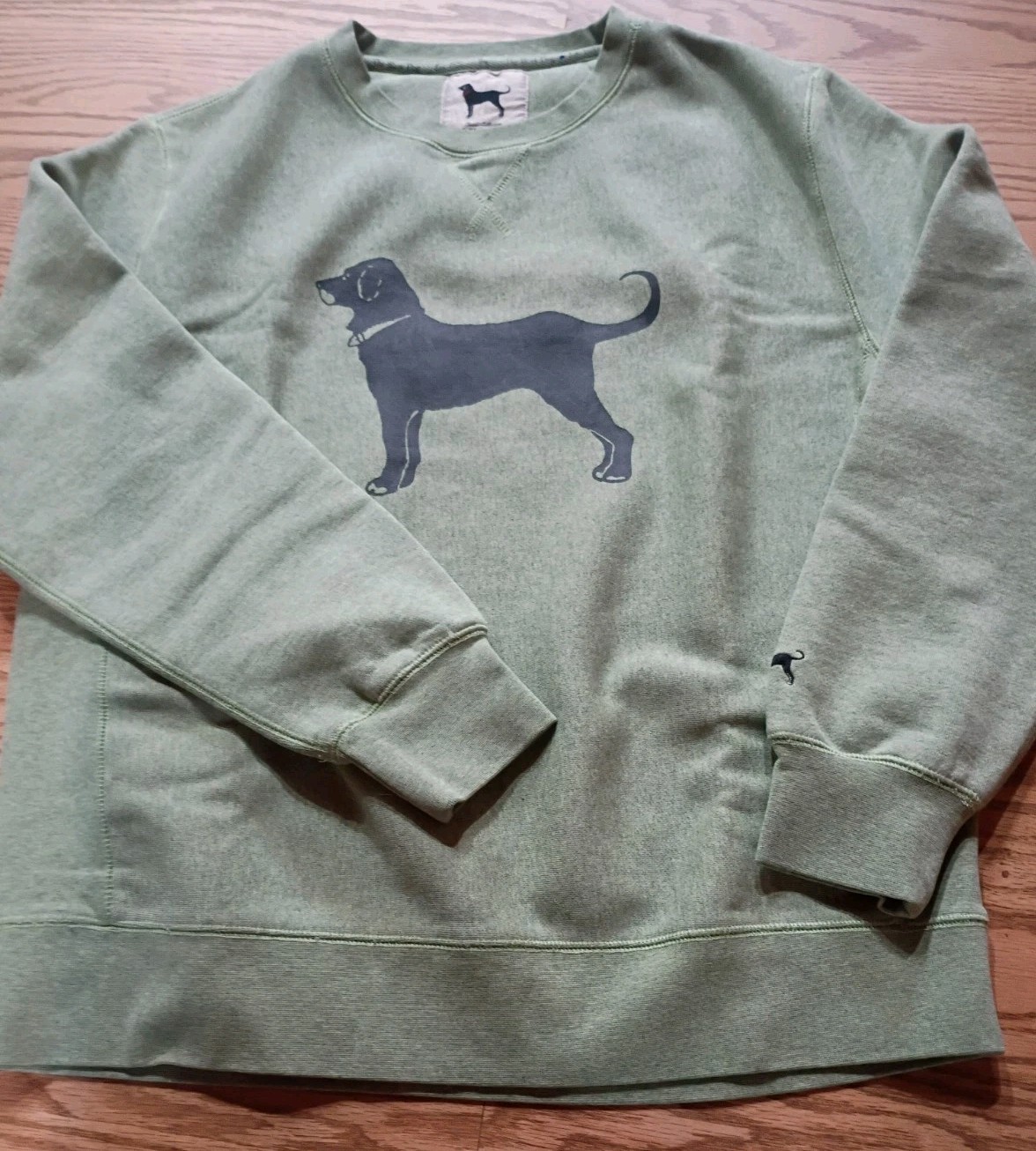 Mens The Black Dog NEW COLOR Legacy Heavyweight Crew SEAGRASS Sweatshirt Sz 2XL