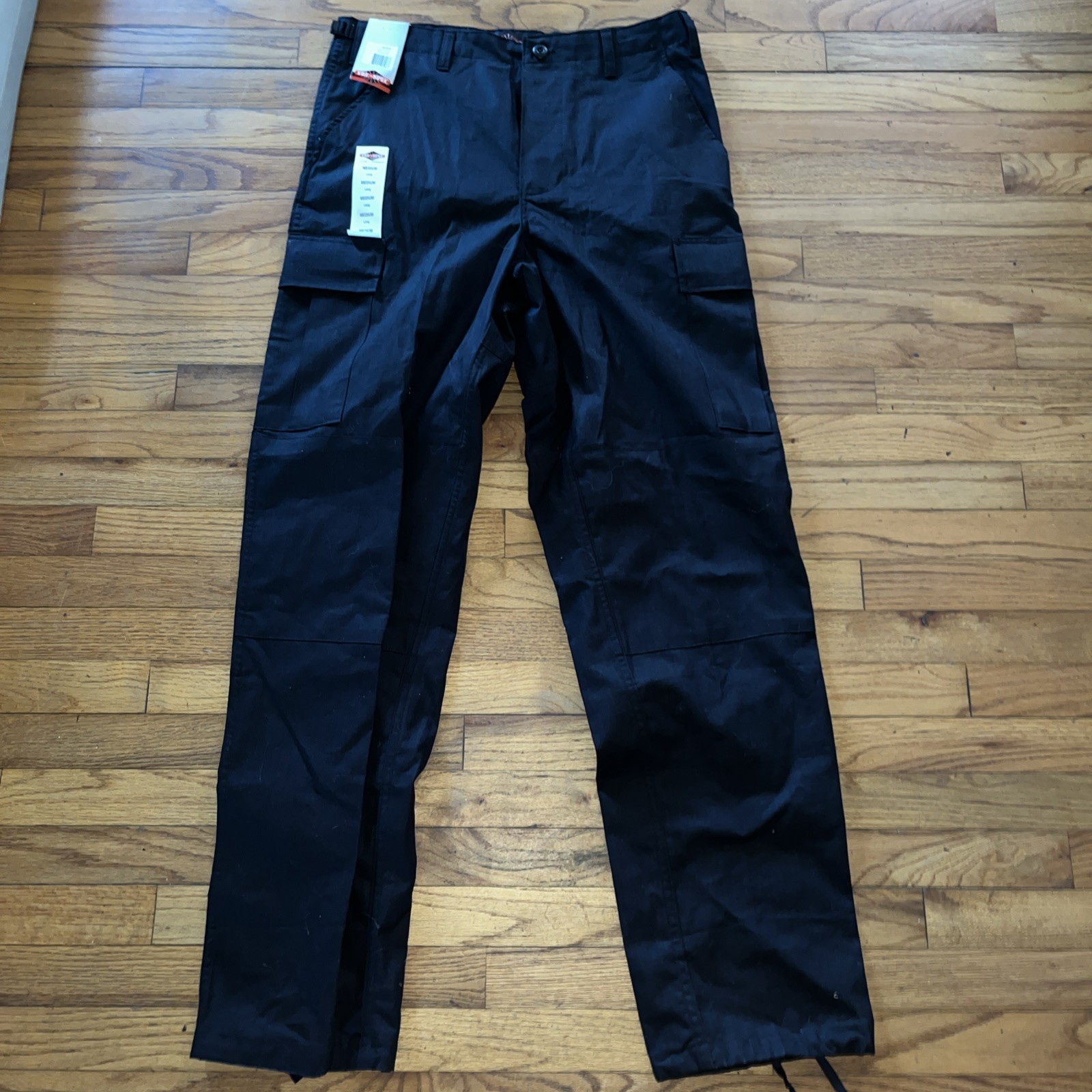 Army Trouser Original BDU Combat Pants Medium/L Tactical Ripstop TRU SPEC Black