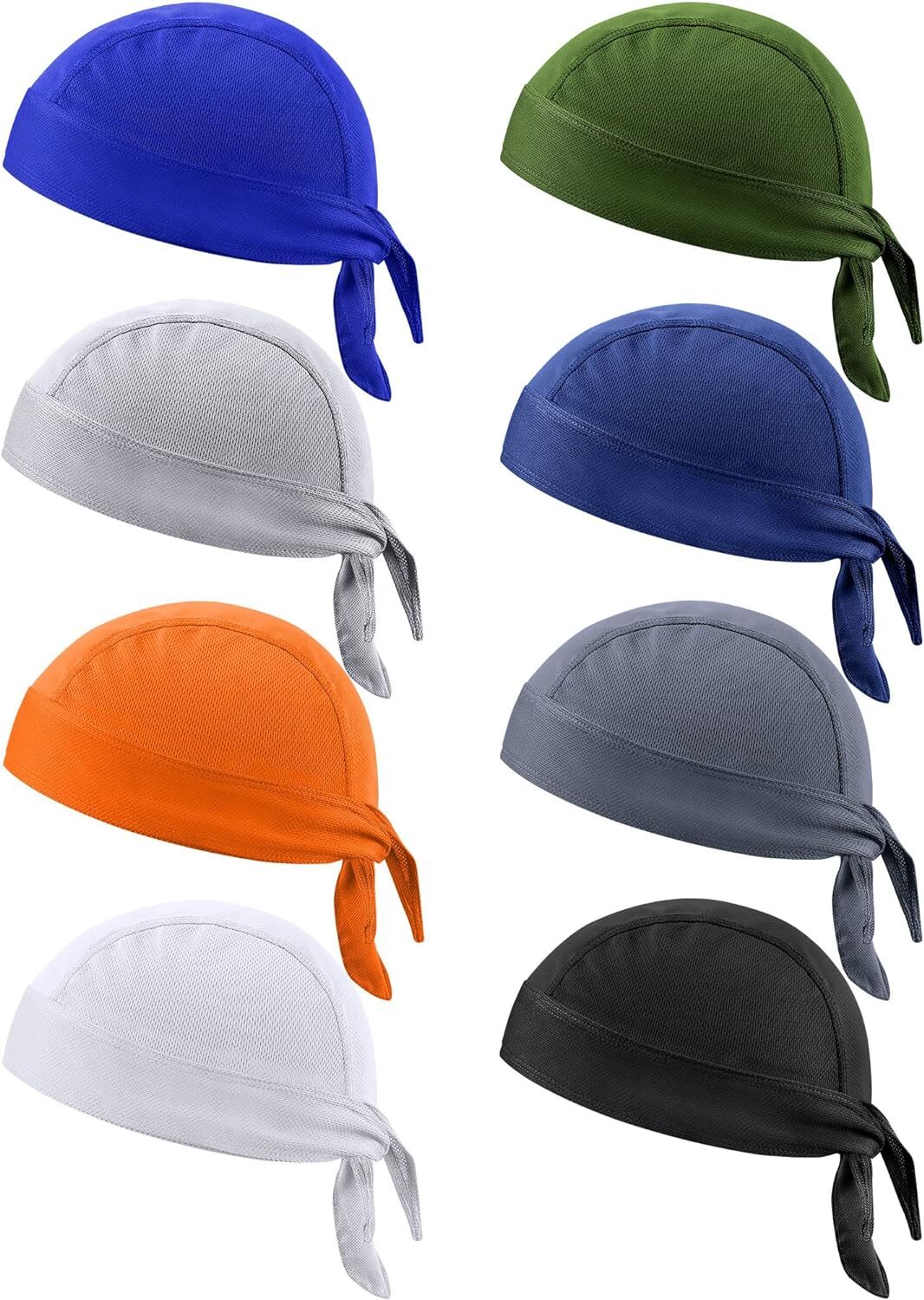 Do Rag Skull Caps for Men Sweat Wicking Doo Rags Cooling Helmet Cycling Bandana