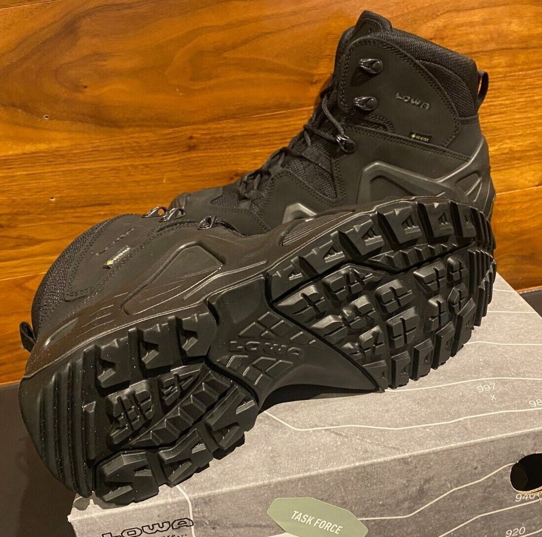 LOWA ZEPHYR GTX MID TF BLACK OP 310537 TASK FORCE COMBAT BOOT NEW IN BOX