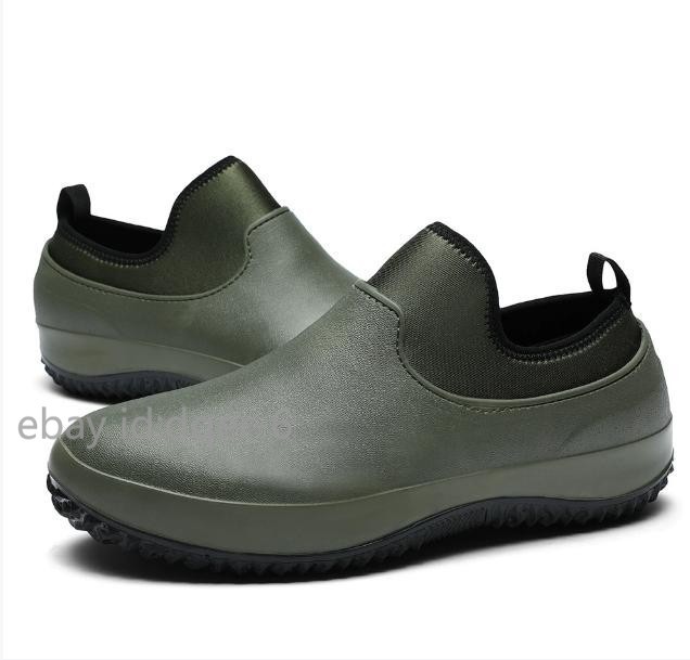 Non-slip Waterproof Chef Shoes Casual Work Shoes Water Shoes Rain Cotton Boots