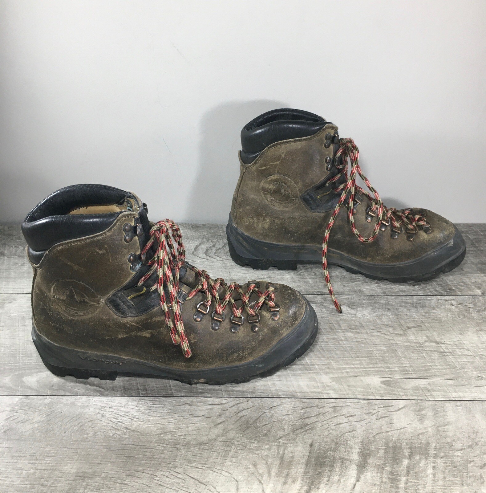 Mens La Sportiva Brown Leather Hiking Backpacking Trail Hiker Boots Size 8