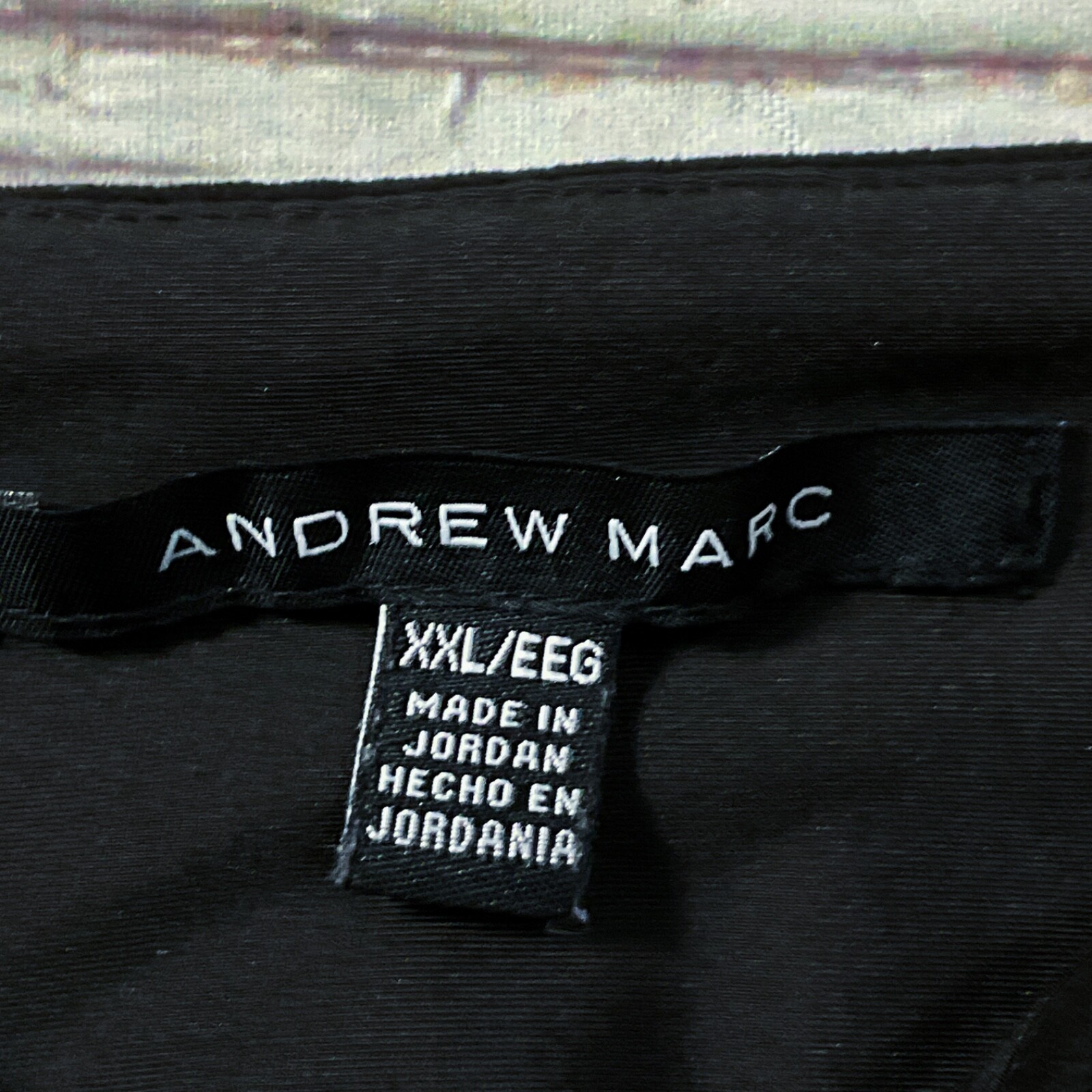 Andrew Marc Womens Pants size 2X Black Pull On Stretch Faux Suede Ankle x29″insm