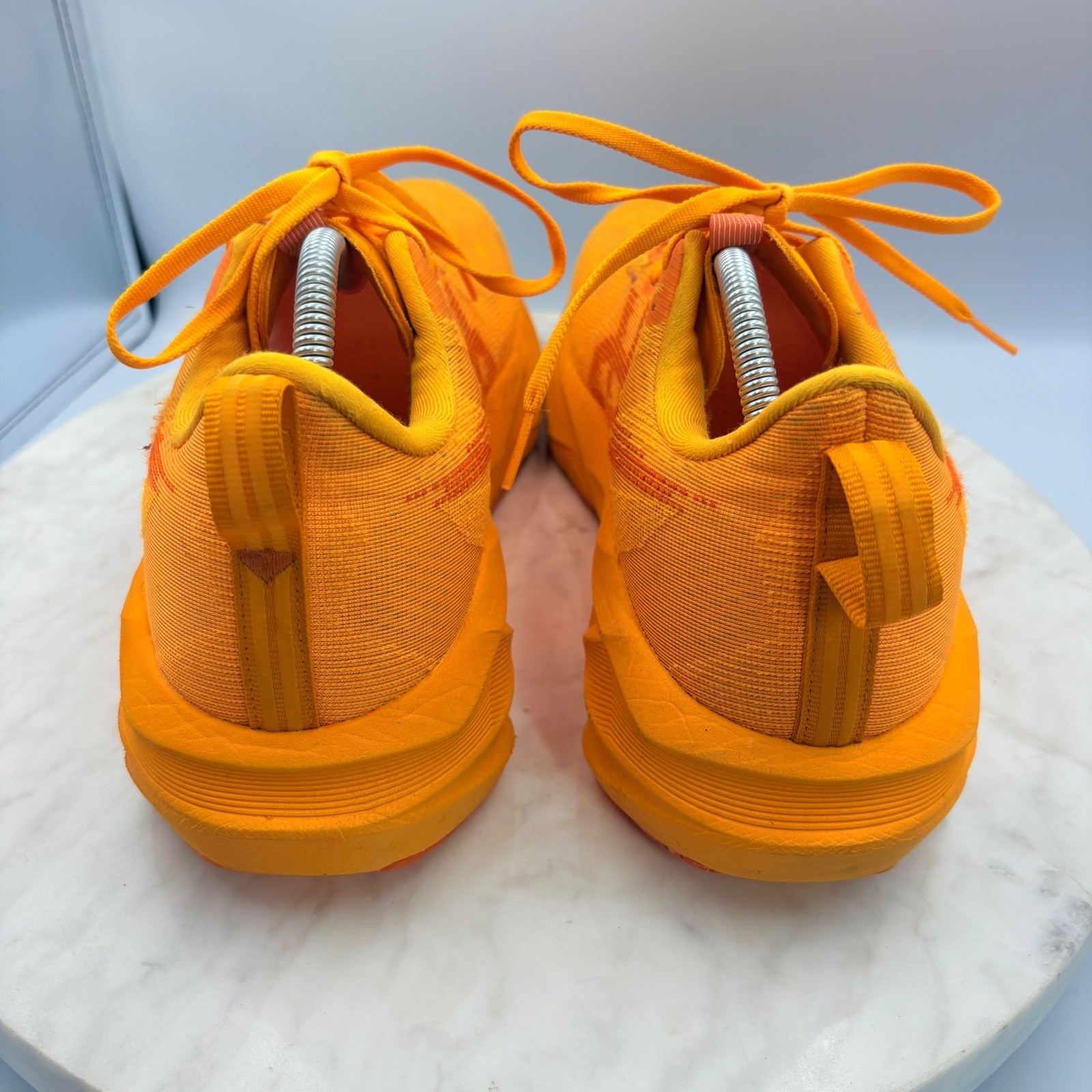 ASICS Novablast 5 Running Shoes Mens 11 Orange Athletic Support Bright Neon
