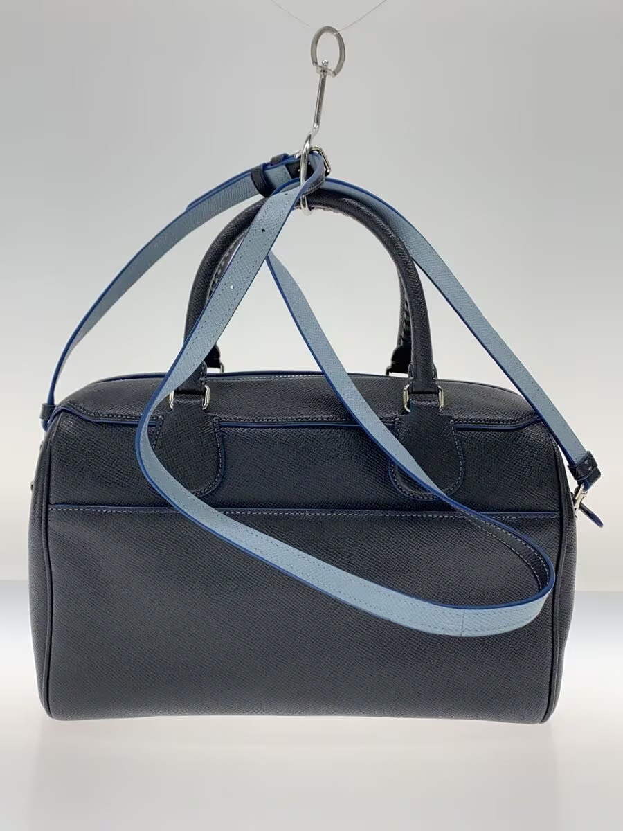 COACH Shoulder Bag Leather NVY Plain F31375