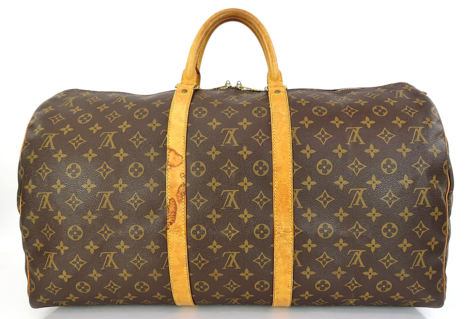 Authentic LOUIS VUITTON Keepall 55 Monogram Canvas Duffel Bag #64532