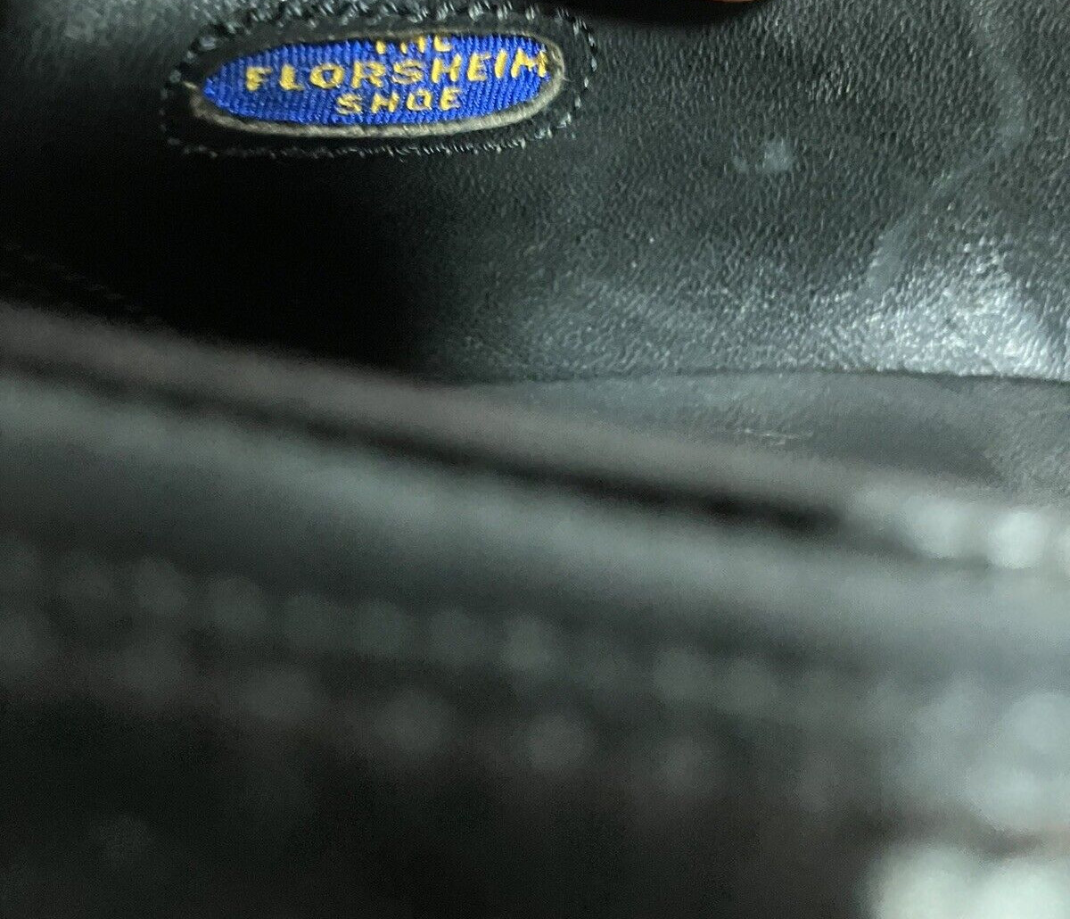 VTG Men’s FLORSHEIM Slip On Wingtip Tassel Loafers Black Leather 913306 SZ 11 C