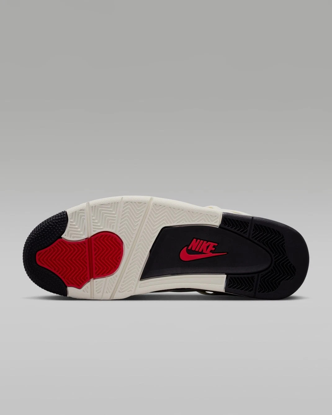 Nike Air Jordan 4 Retro Off White Black Leather Streetwear Sneakers Unisex