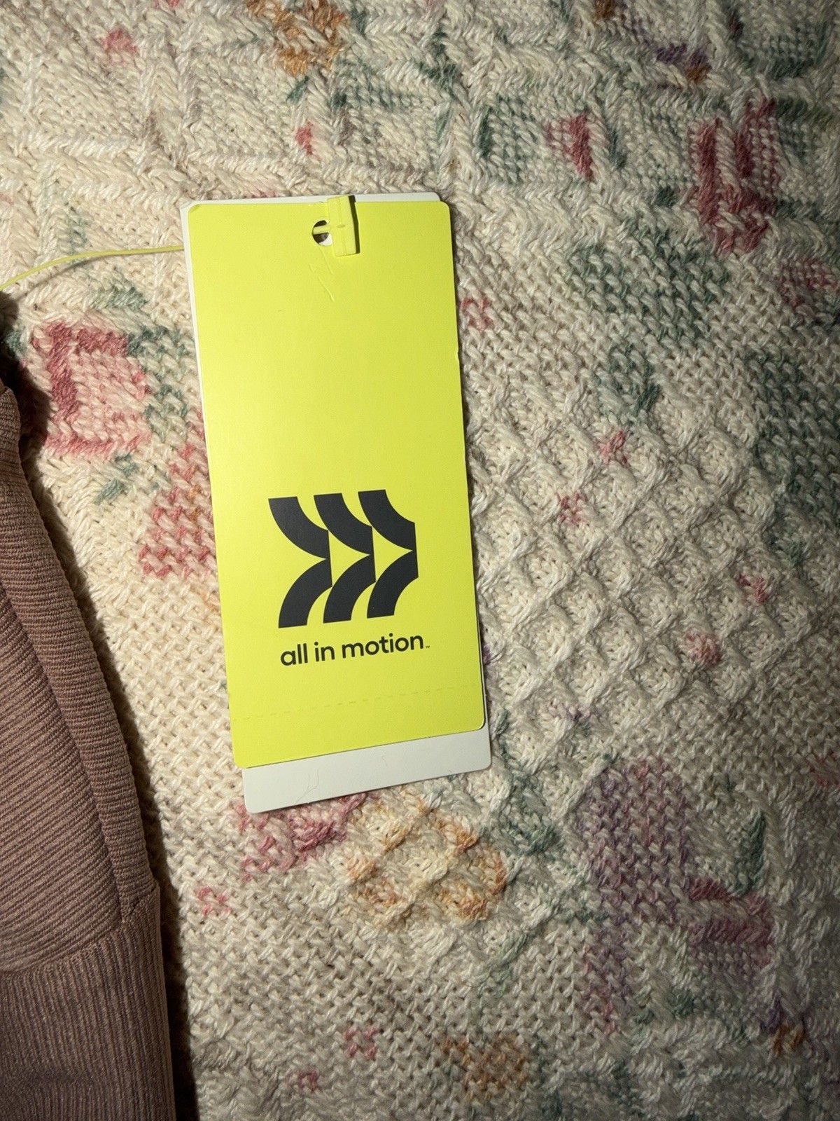 All In Motion Ruched Super Soft Long Sleeve Taupe Shirt