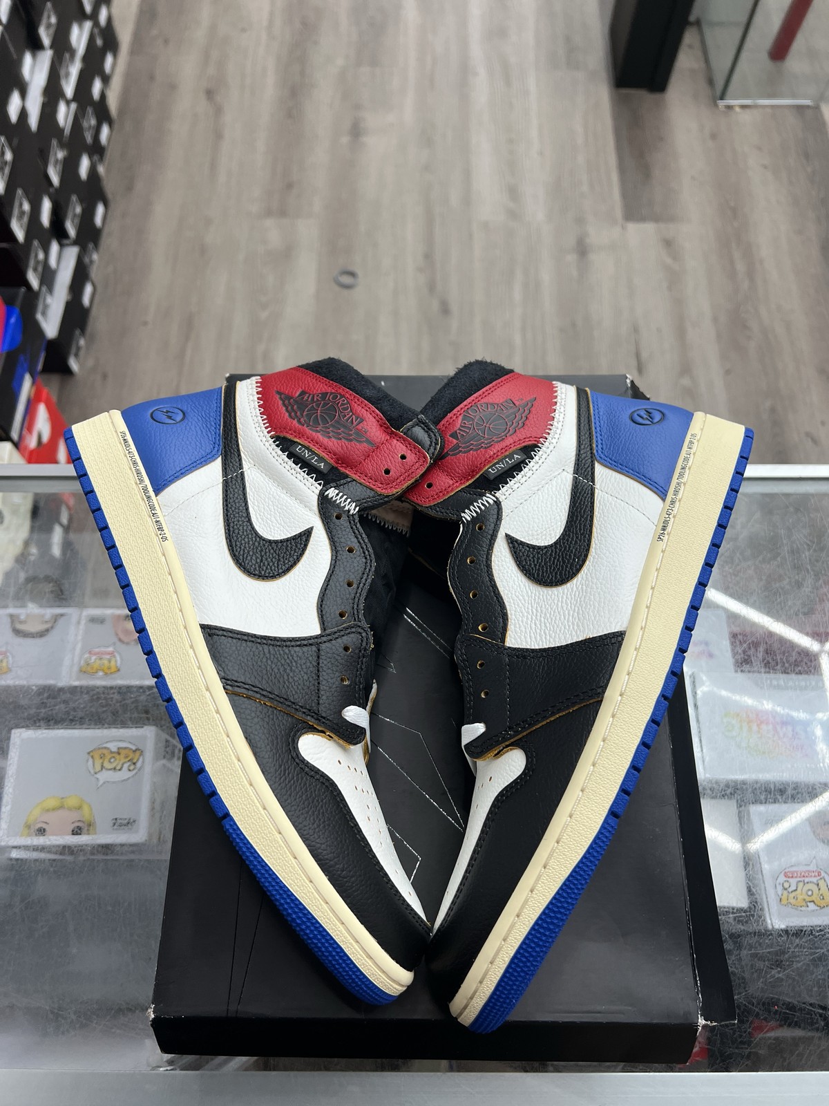 Size 13 – Air Jordan 1 Retro High OG SP Fragment x Union LA Varsity Red Sport Ro