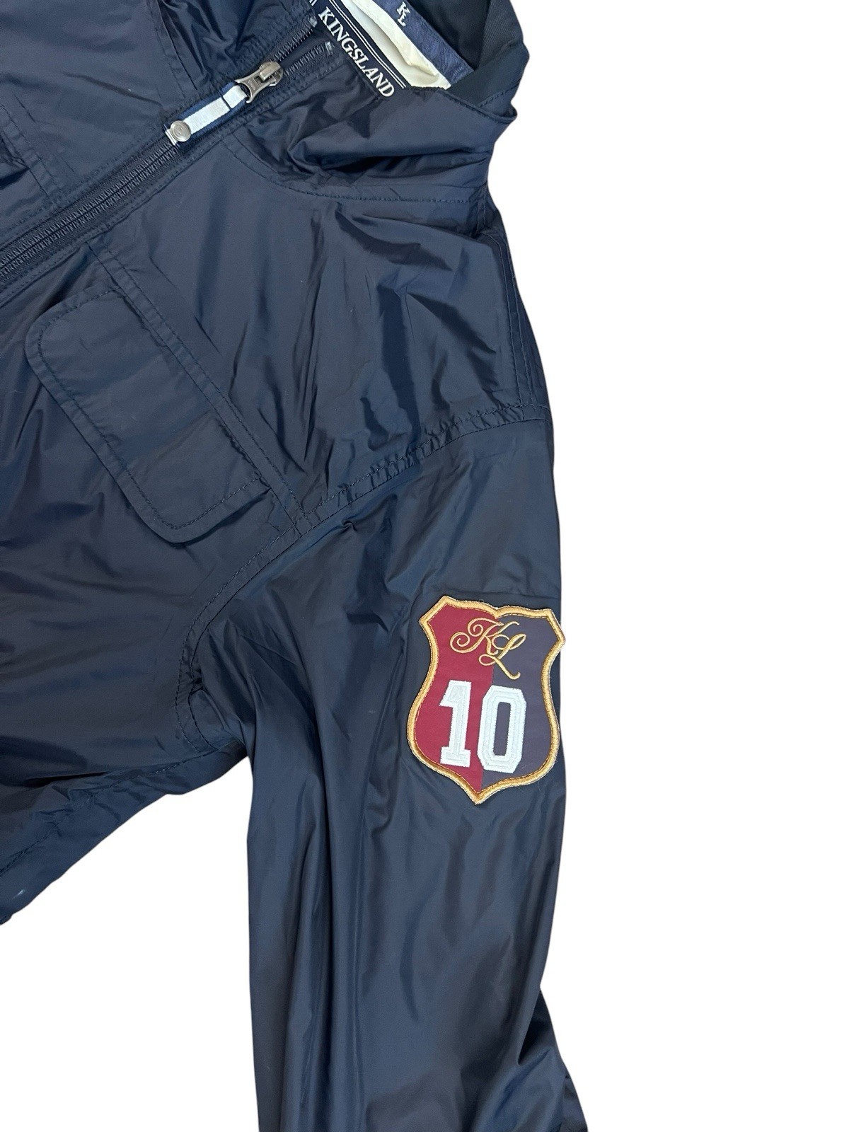 Kingsland Jacket Mens Large Navy Full Zip Lightweight Equestrian