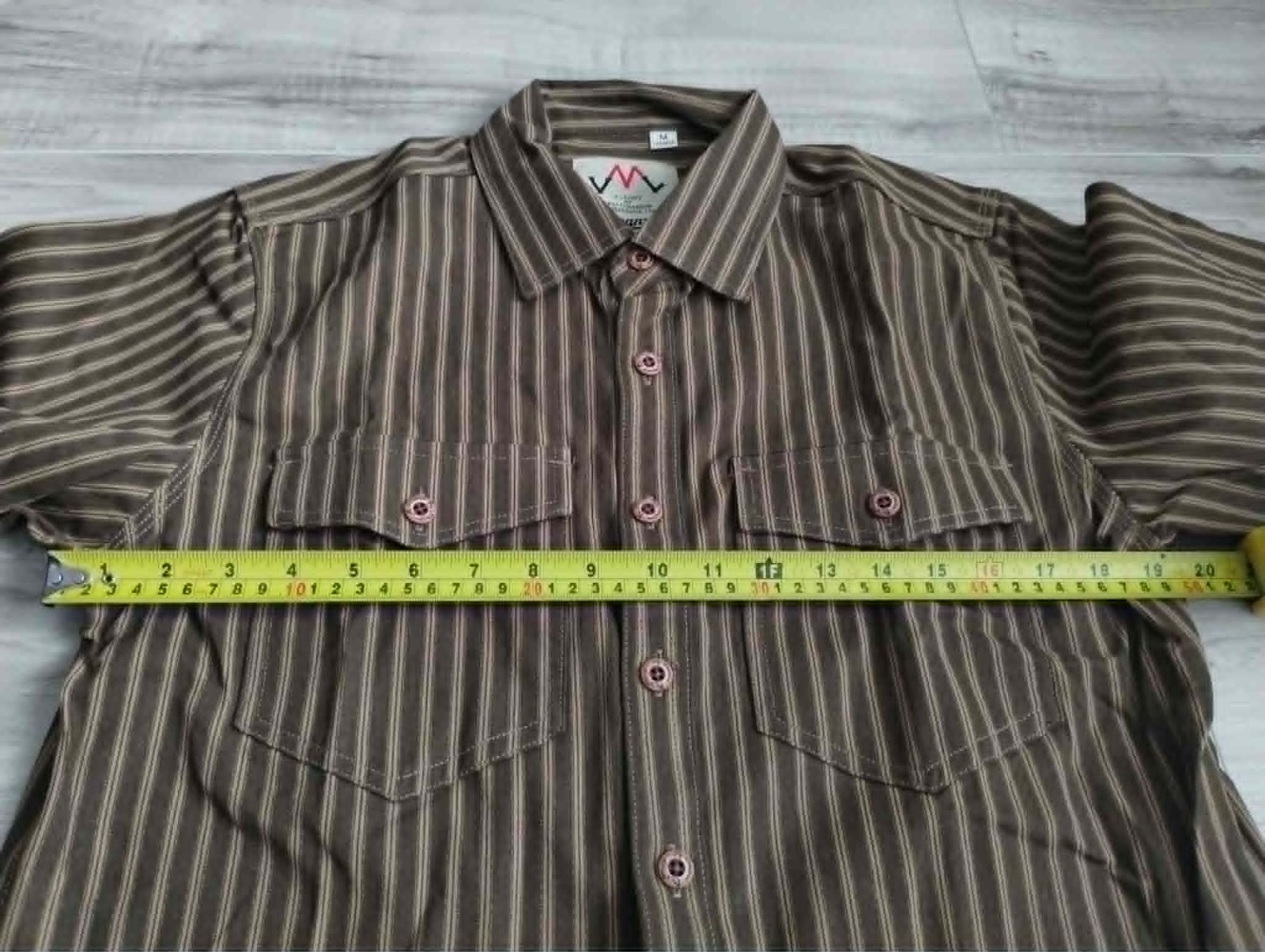 American Retro Striped Men Long-sleeved Shirt Comfortable Casual Workwear Shirt