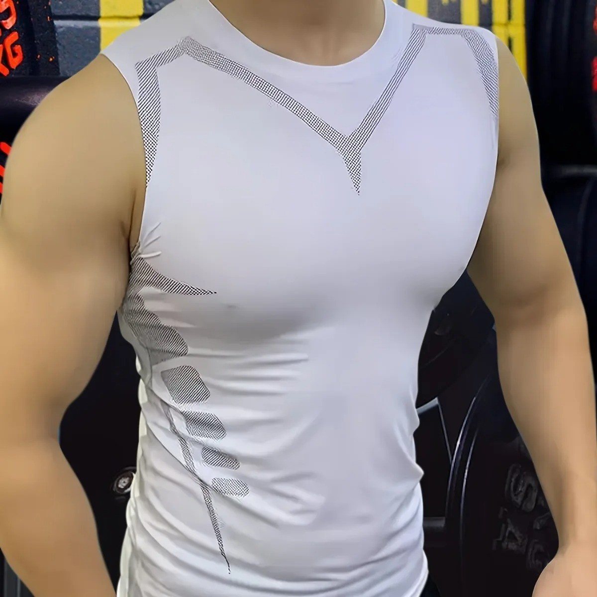 Shaperluv – Shaperluv Male Shaper Tank, Chest Gynecomastia Compression Tank Top
