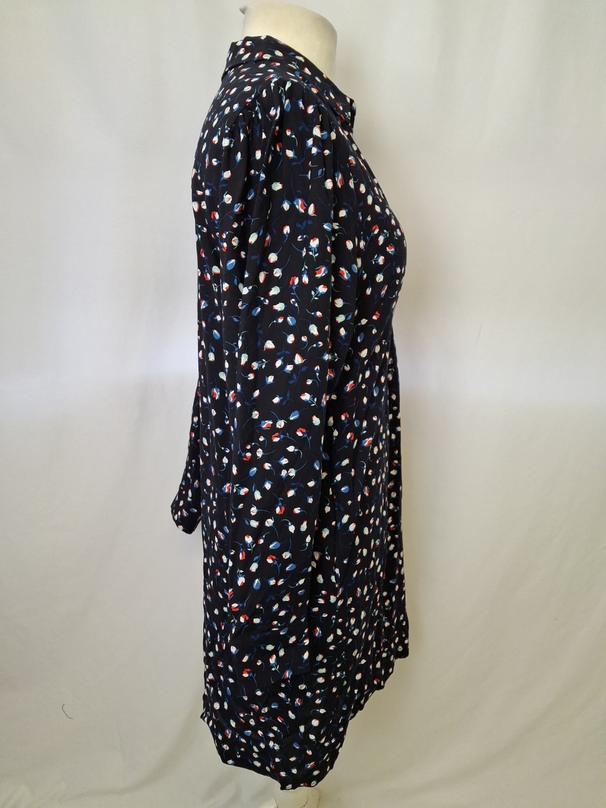 Phase Eight Alexandra Ditsy Floral Shift Dress Navy Blue Women’s UK12 NWT C6669