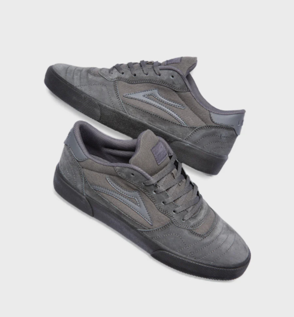 Lakai Cambridge Suede Skate Shoes Charcoal