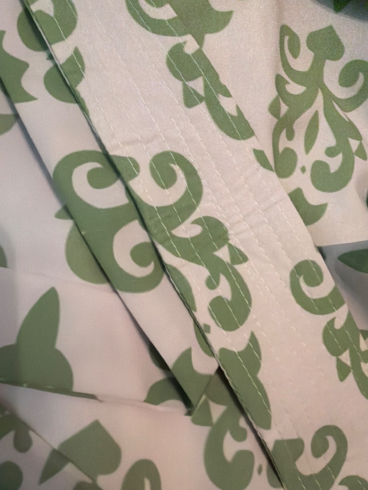 New! Maramar Green & White Lined Dress w/Satin Bow & Belt Sz XS waist 14.5 in