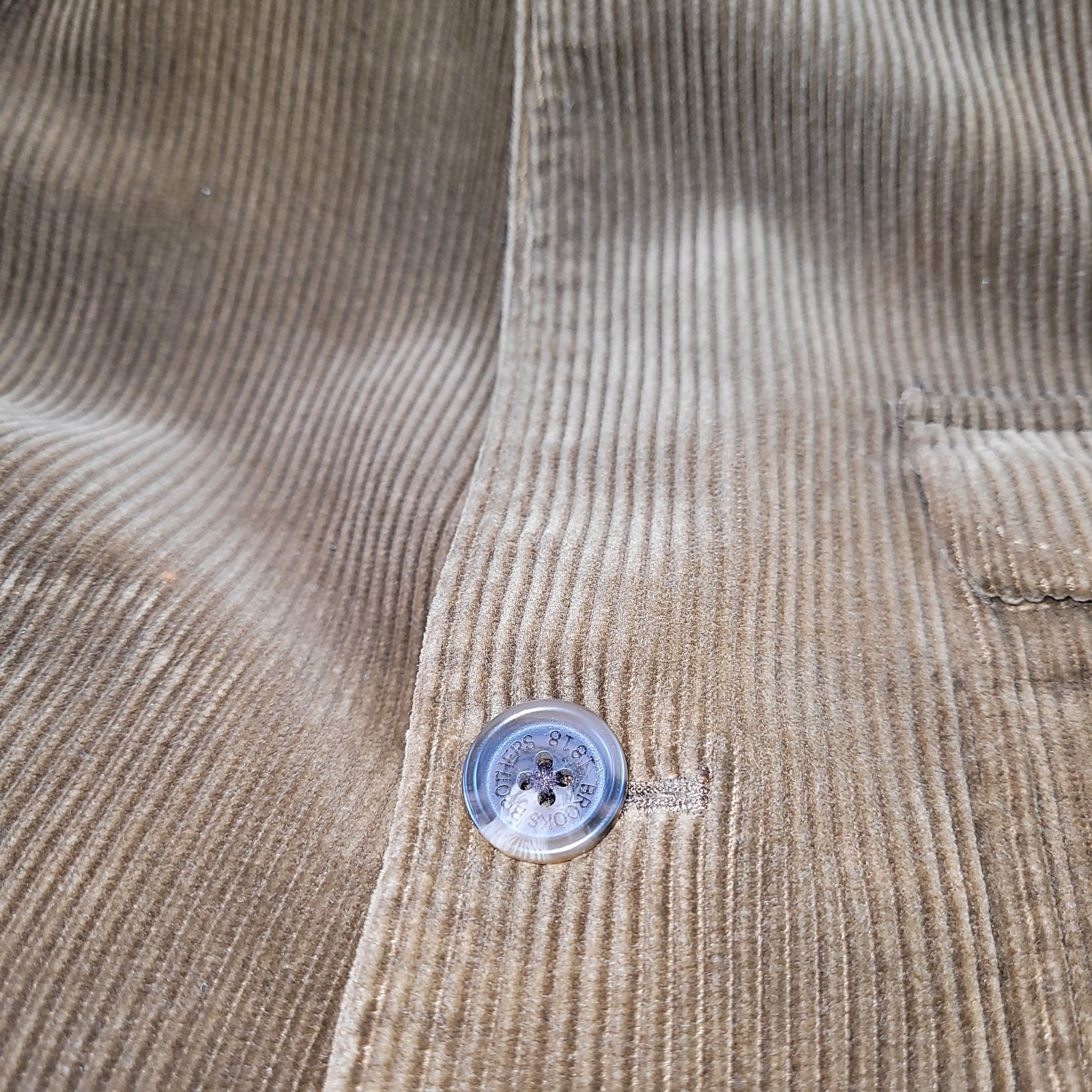 POLO RALPH LAUREN L Vintage Brown Cotton Corduroy Shooting Sport Coat