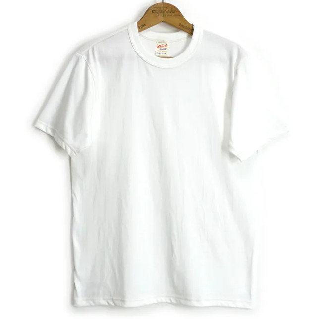 WHITESVILLE WV73544 2Packs T-Shirts White Made in Japan Crew Neck Tee Japan
