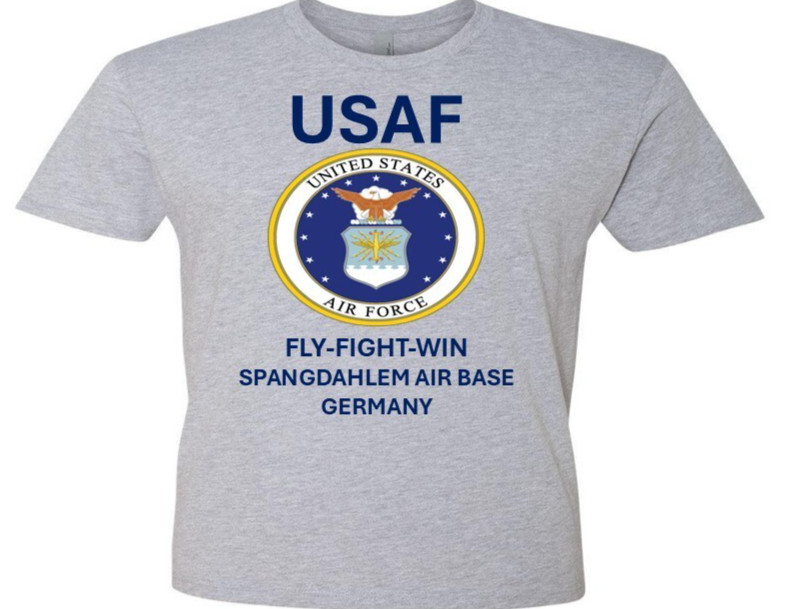AL DHAFRA AIR BASE* UNITED ARAB EMIRATES*SHIRT W/EMBLEM*USAF OFFICIALLY LICENSED