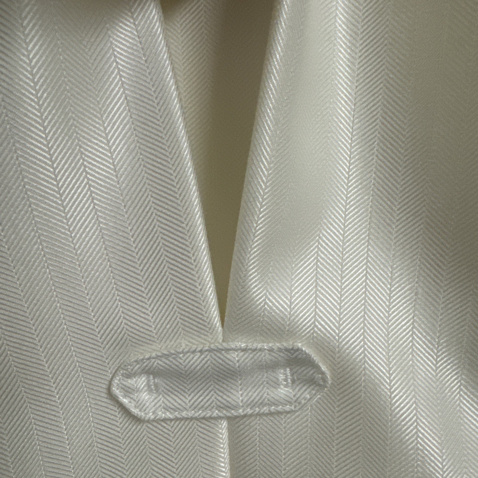 Fortino Landi 3PC Men’s Double Button Vested Fashion Zoot Suit Cream 54R/48W NWT
