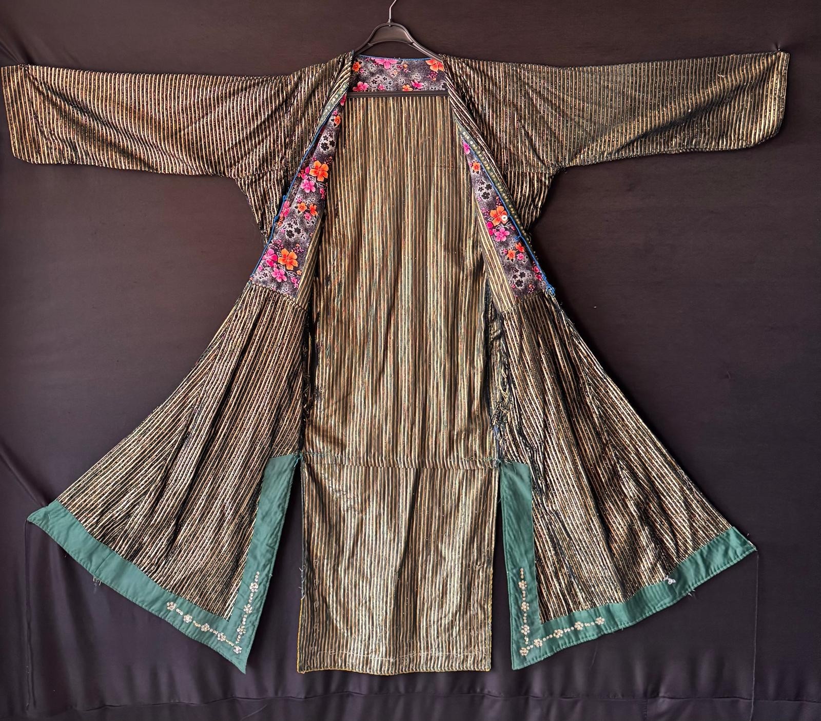 Antique Ottoman Turkish Costume,Anatolian Three Skirts, Antique Kaftan