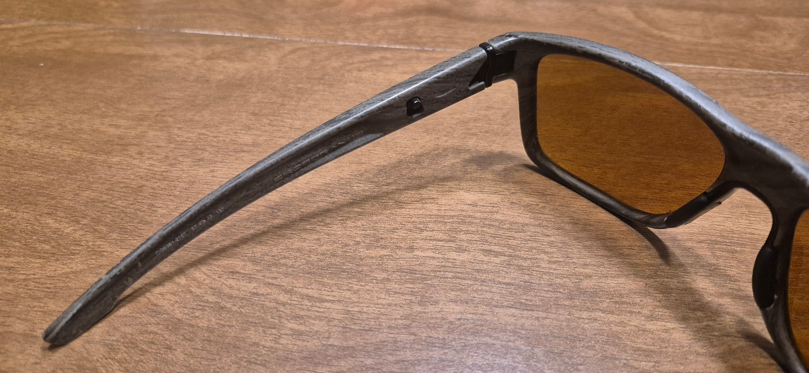 Oakley Crossrange OO9361-0757 Prizm Tungsten Polarized Woodgrain 57-17 Sunglass