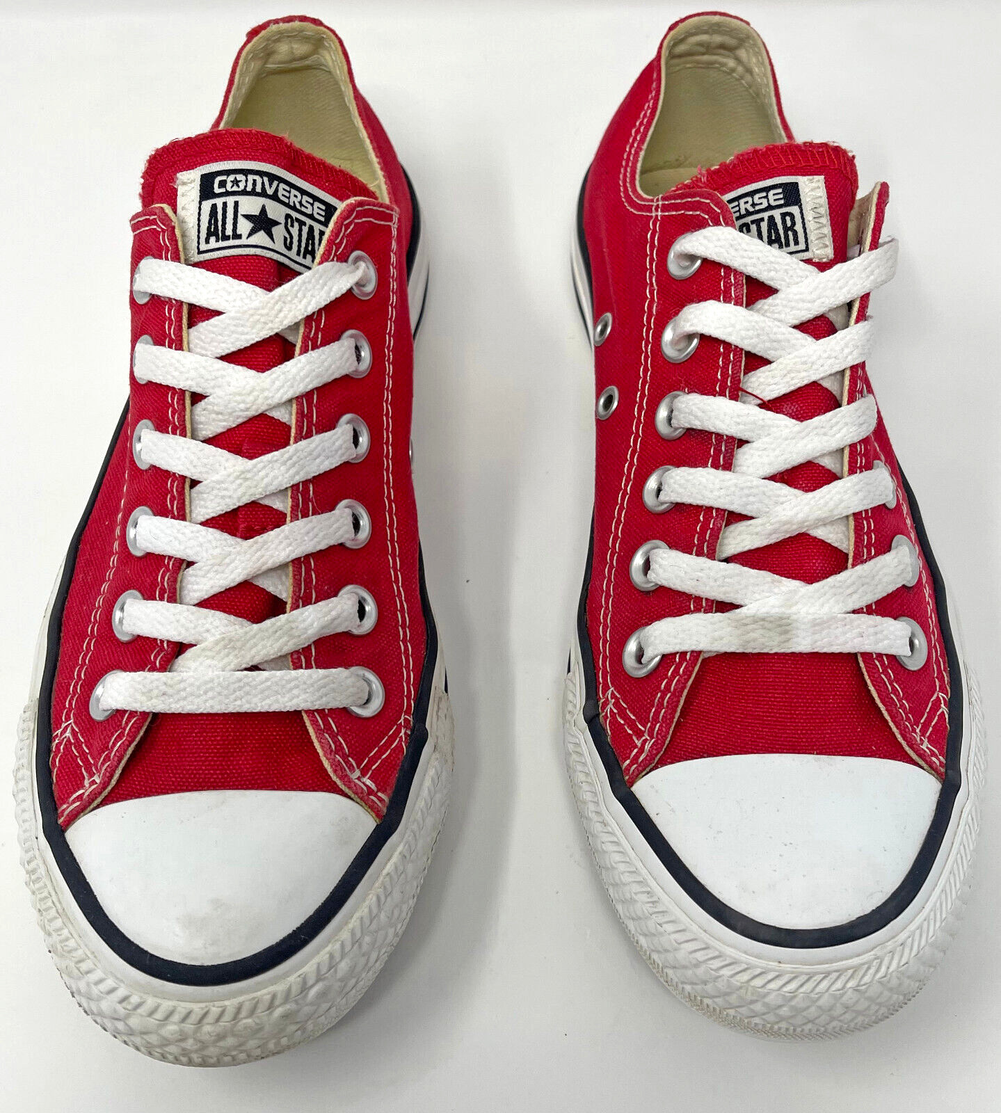 Converse Chuck Taylor Red M9696 Low Top Ox Men 5 Women 7 All Star 2013 Used