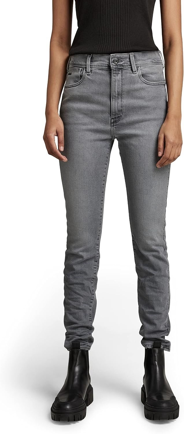 👖 G-STAR – Kafey Ultra High Jeans – Women’s – 27/32 Sun Faded Moon Grey 🌑