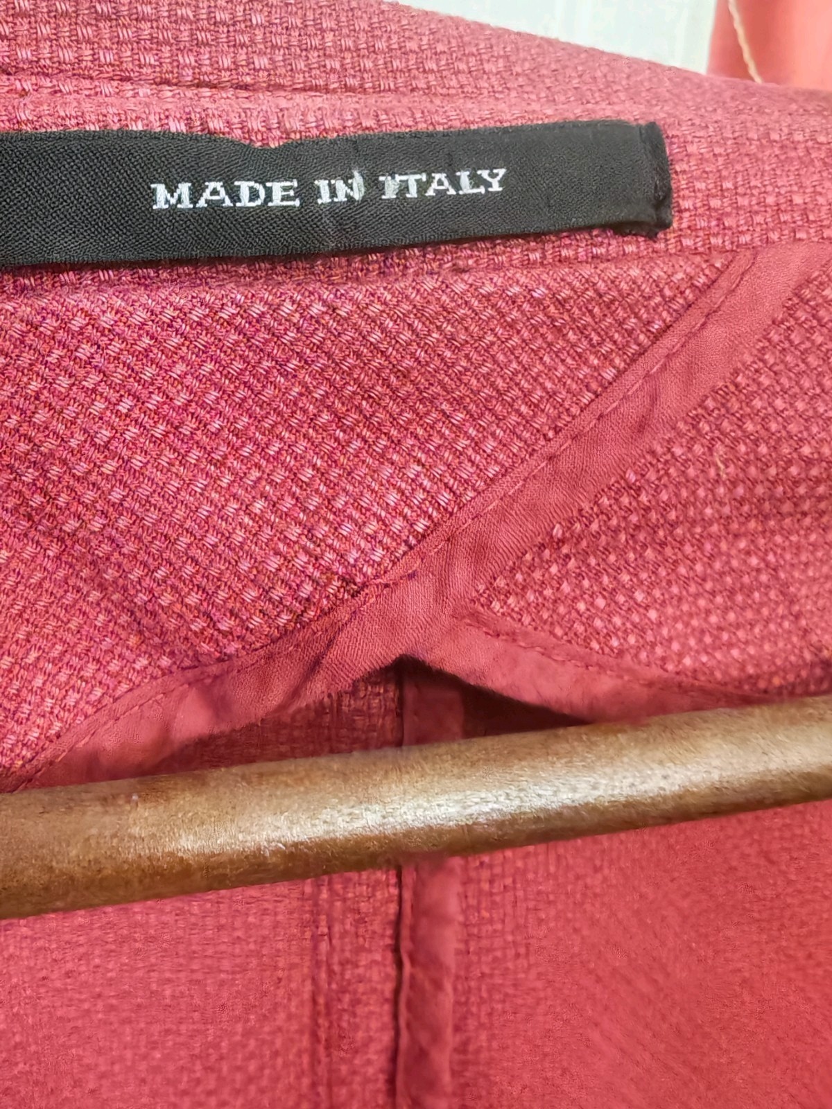 TAGLIATORE 700€ Men’s Blazer Jacket Linen & Cotton Size EU52 ( L ) Made in Italy