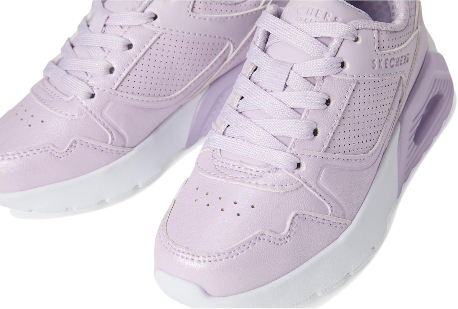Skechers Girls’ Uno Lite 2.0 – Lavendar – 1 Little Kid M