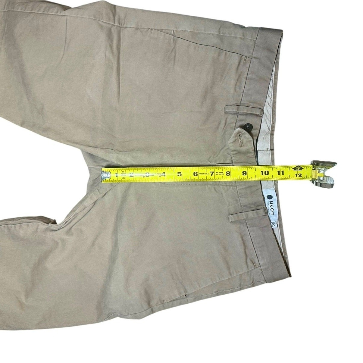 NN07 Men’s Beige Khaki Stretch Cotton Pants 29/30 Scandinavian Chino Straight