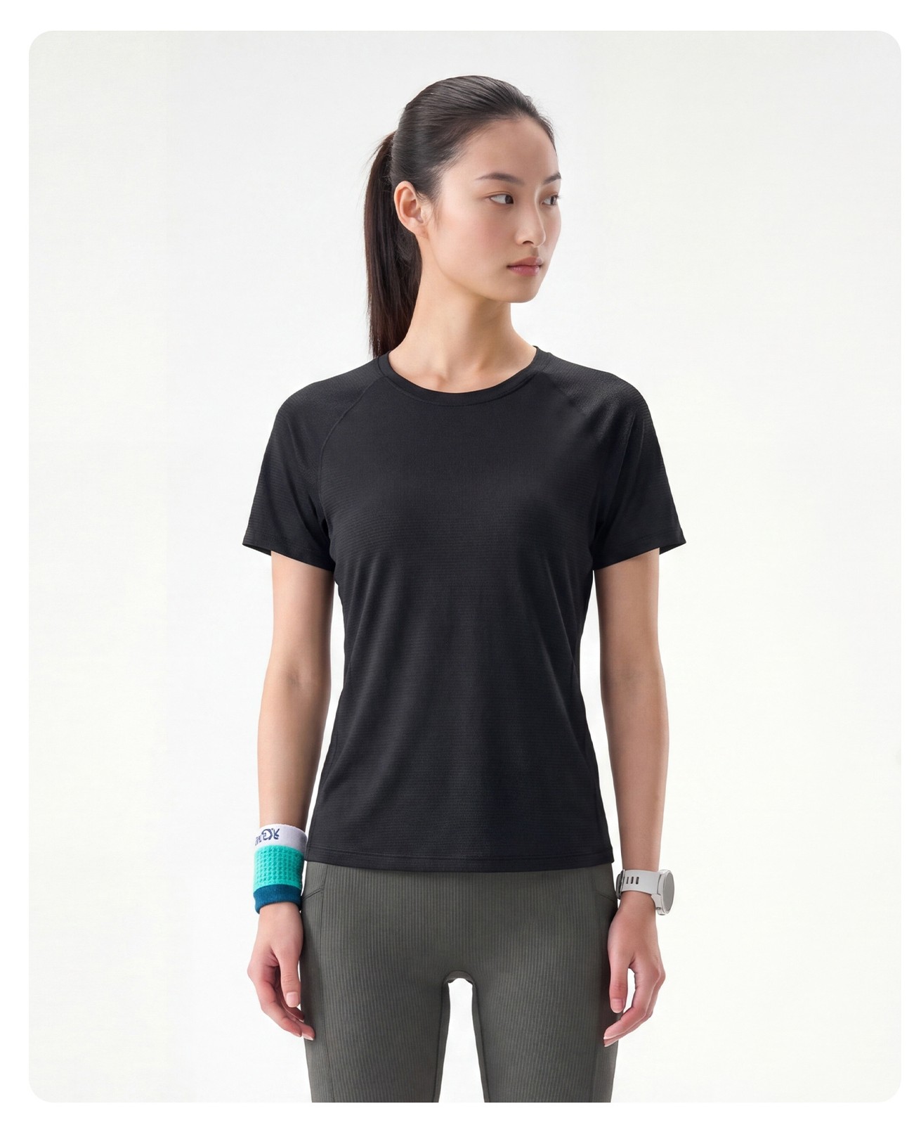 Summer quick-dry moisture-wicking running outdoor sports T-shirt