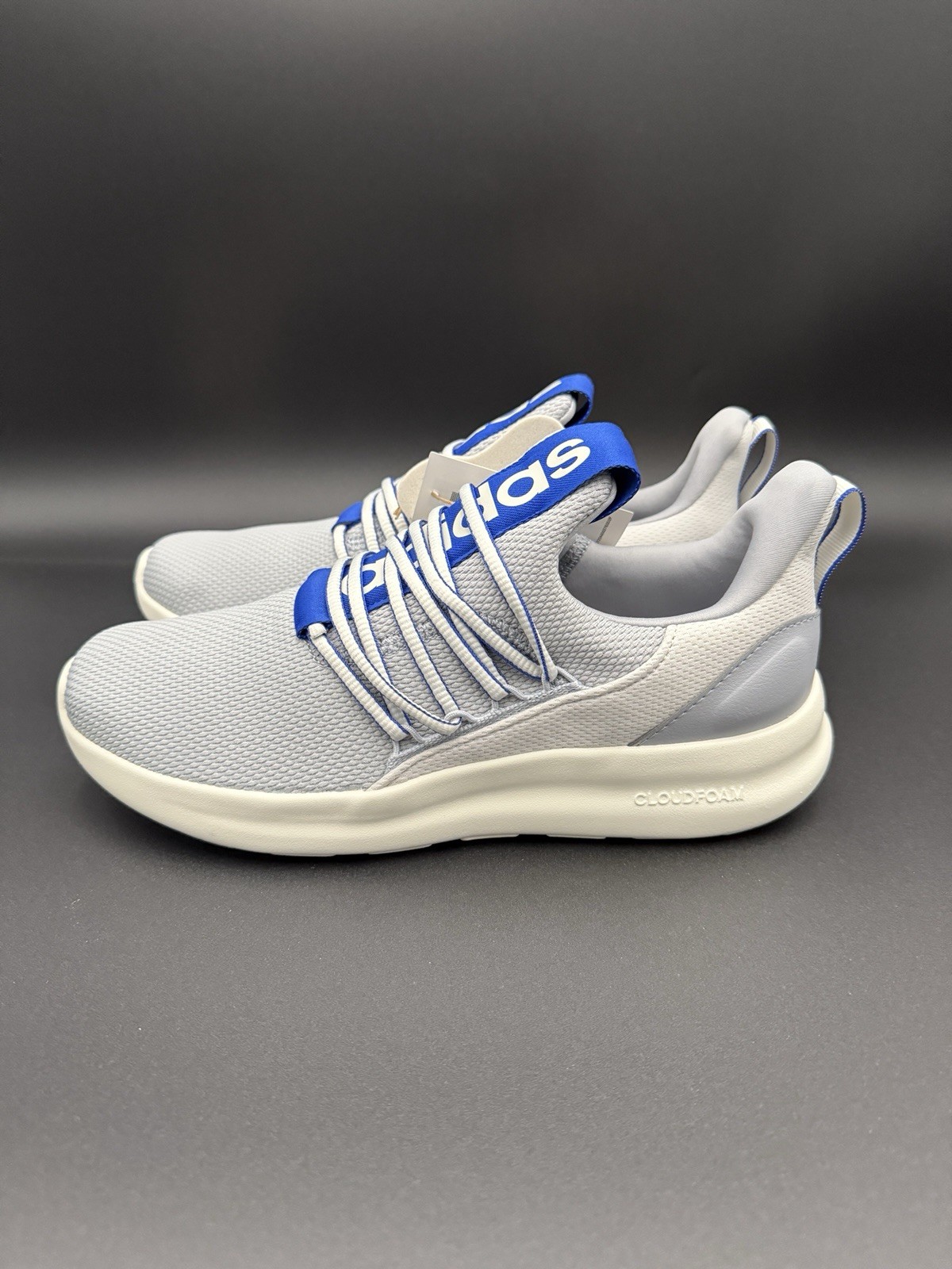 Adidas Lite Racer Adapt 7.0 Grey Blue Sneakers Running Walking JI4982 Mens Size