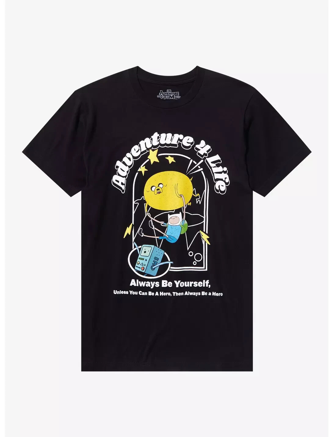 Adventure Time Mens Finn & Jake Adventure 4 Life Funny Cartoon Shirt New XS-3XL