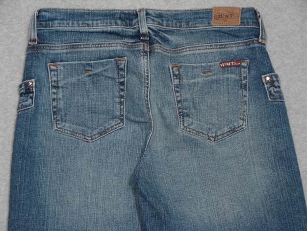LL21444 AWESOME **HINT** WIDE LEG CAPRI, CROPPED WOMENS JEANS sz7