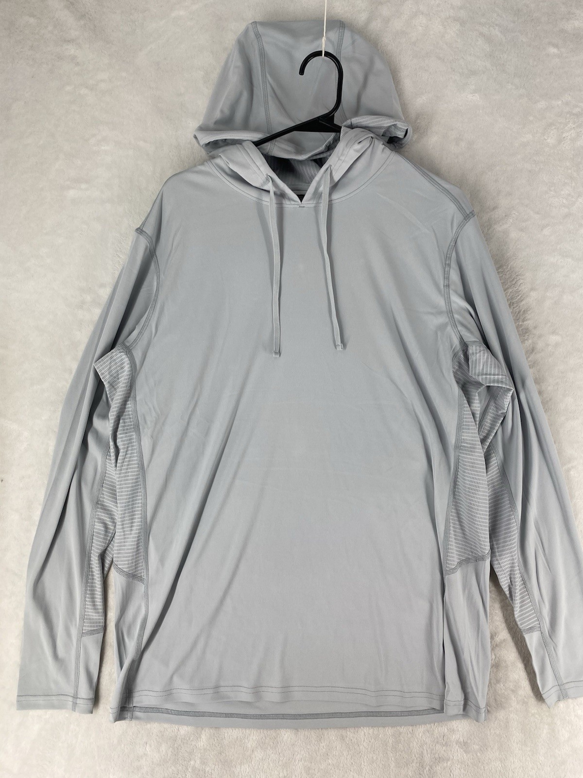 Lot of 3 Pelagic Hoodie Hooded Sun Shirt Large Gray Vaportek UPF 50 Fishing