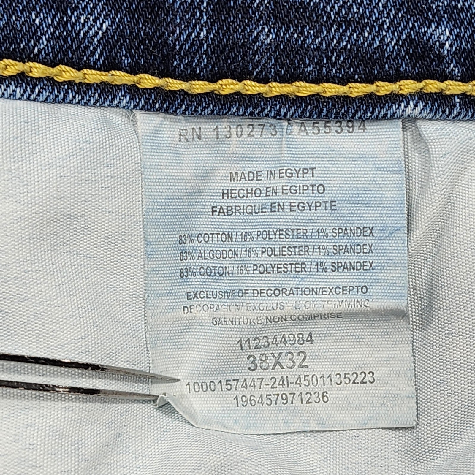 Wrangler Jeans Mens 38×32 Blue Light Wash Relaxed Bootcut Stretch Denim Casual