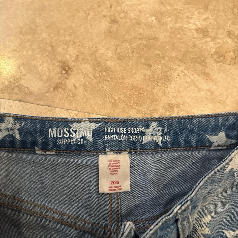 Y2K Mossimo American Flag Jean Shorts Women’s Size 26 2000s