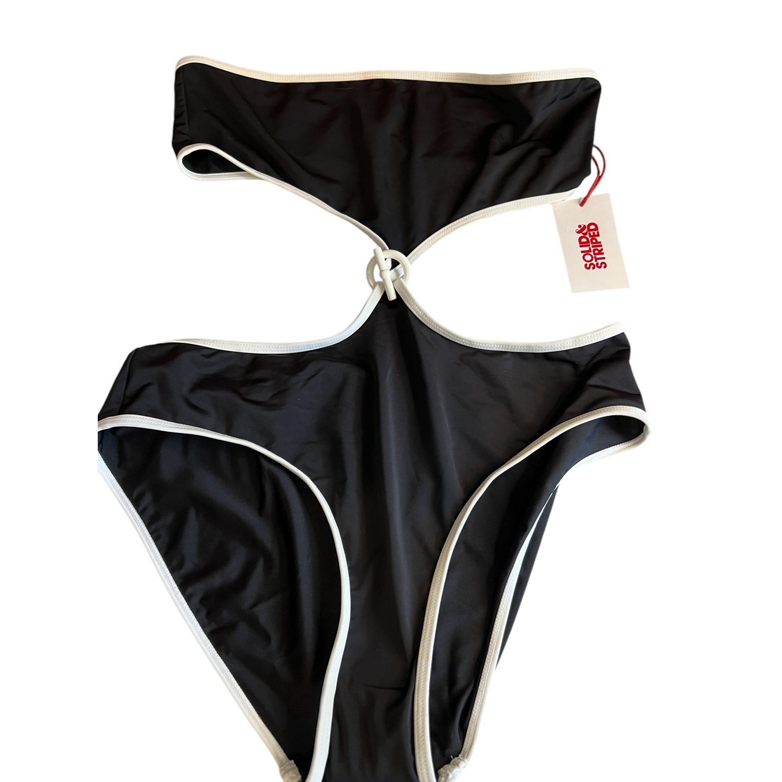 Solid & Striped The Bella Butterluxe Blackout Swimsuit L