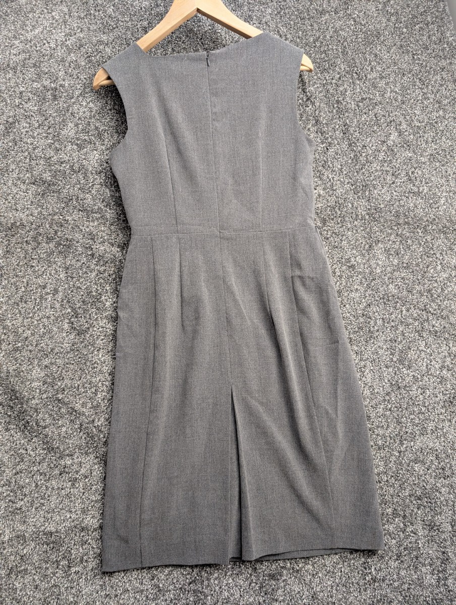 Et Vous Matalan Womens Grey Shift Dress Wiggle Bodycon Rosette Corsage Smart 10