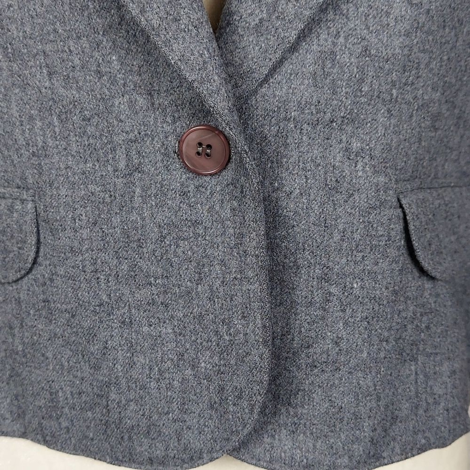Vintage Pendleton Blazer 10 petite 100% Virgin Wool Short Lined Single Breasted
