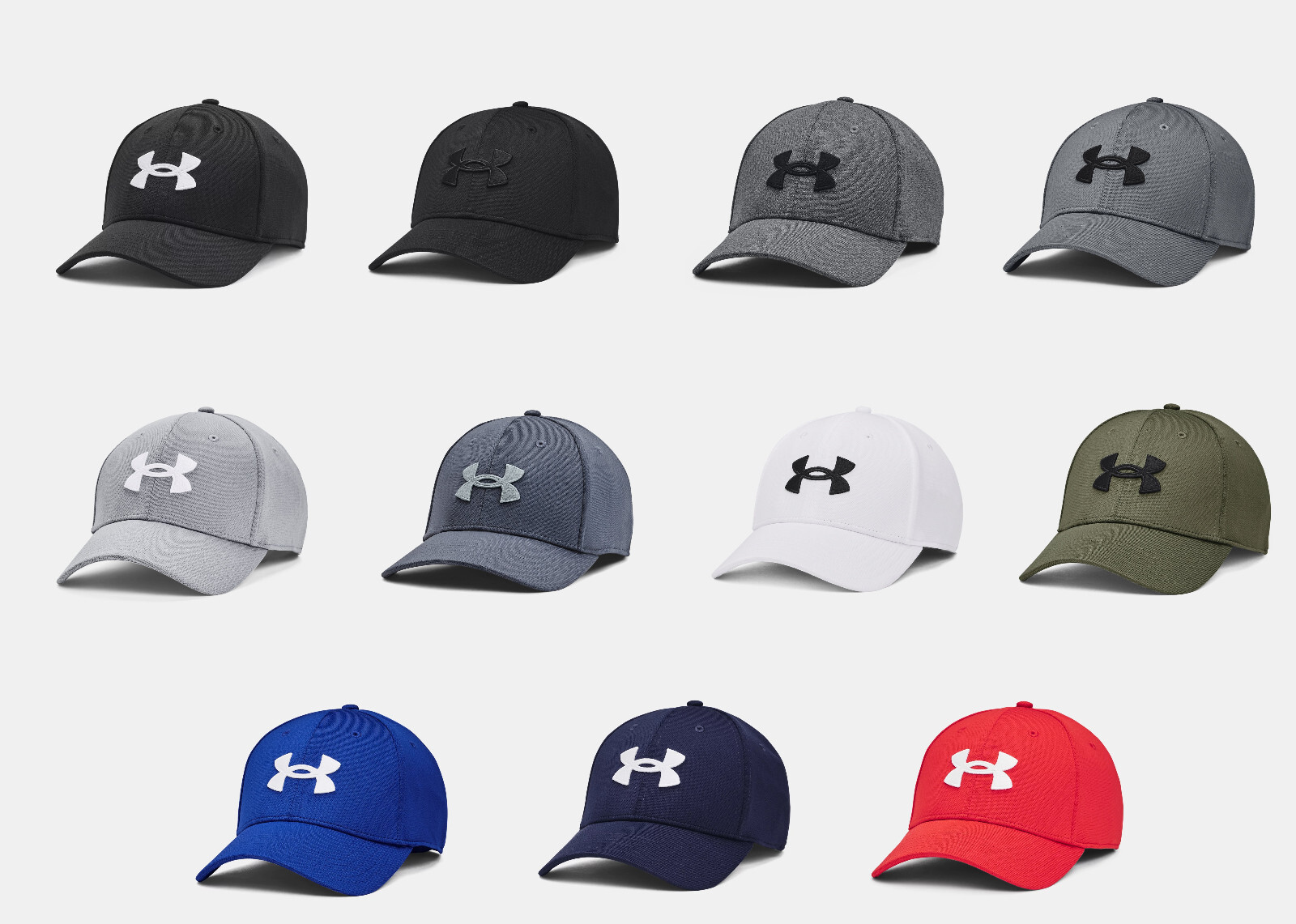 Under Armour Men’s UA Blitzing 4.0 Stretch Fit Cap Flex Hat Many Colors & Sizes