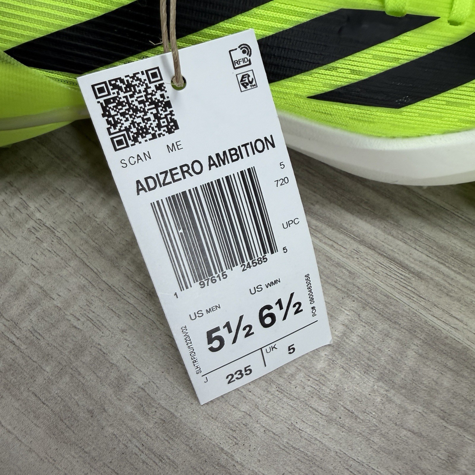 Adidas Adizero Ambition Track & Field IH5798 With Spikes and Tool Mens Size 5.5