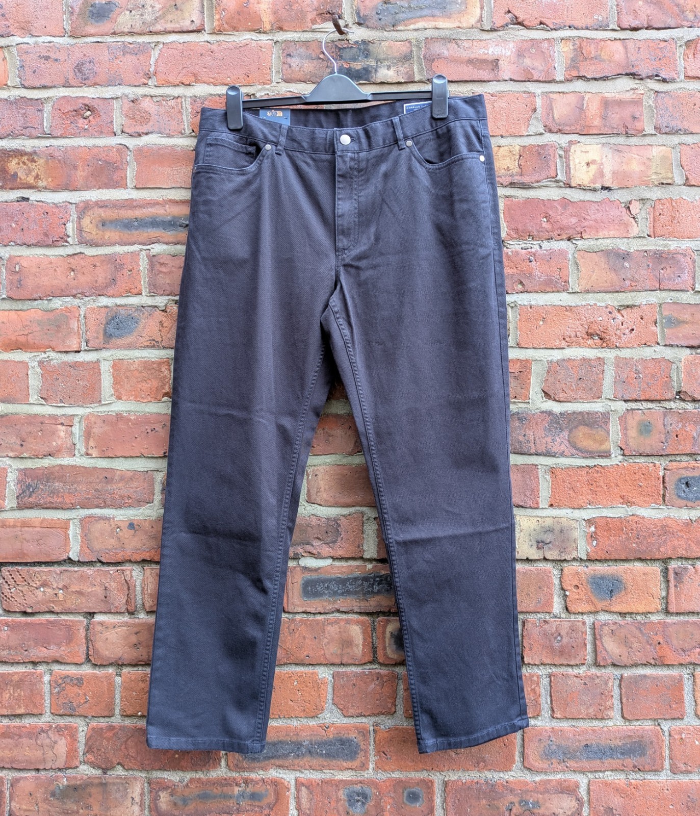 Charles Tyrwhitt 5-Pocket Twill Jeans Dark Navy Slim Fit 36W 30L BNWT