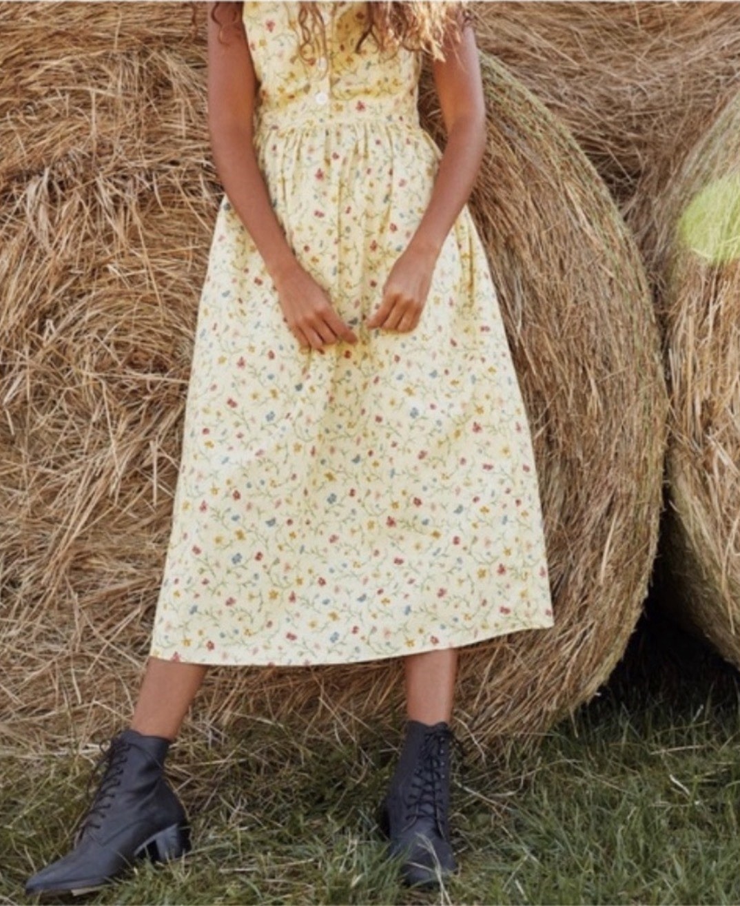 Size Small Christy Dawn Piper Midi Dress in Wildflower Field