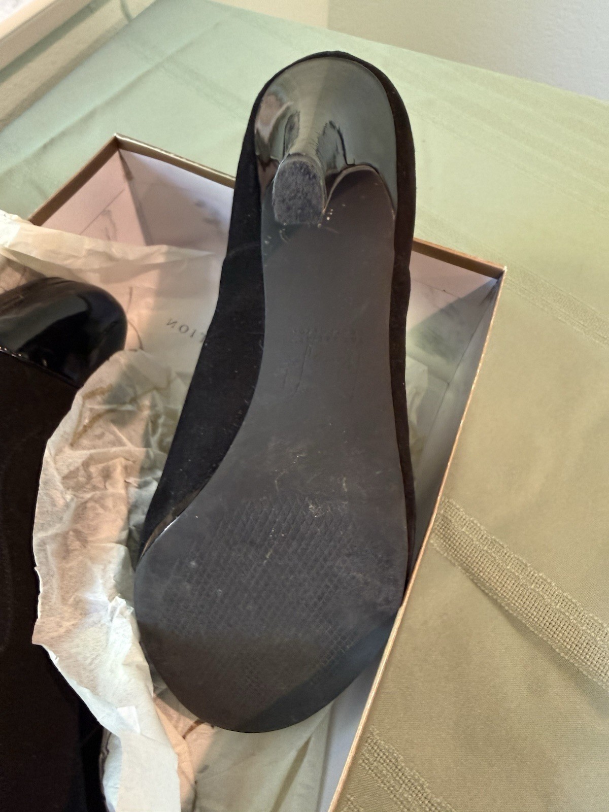 Franco Sarto “Leera” Suede Bootie Size: 10 NIB