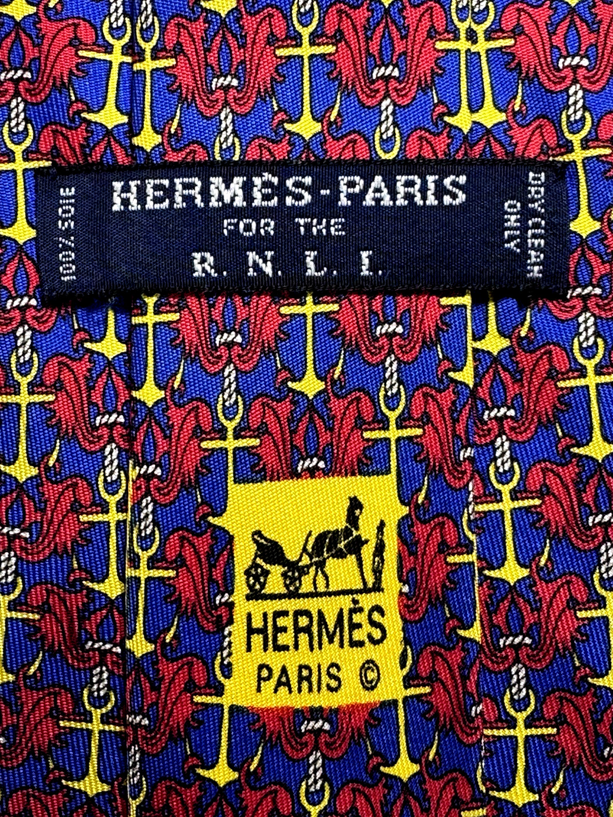 HERMÈS For The R. N. L. I. Special Limited Edition Tie NIB